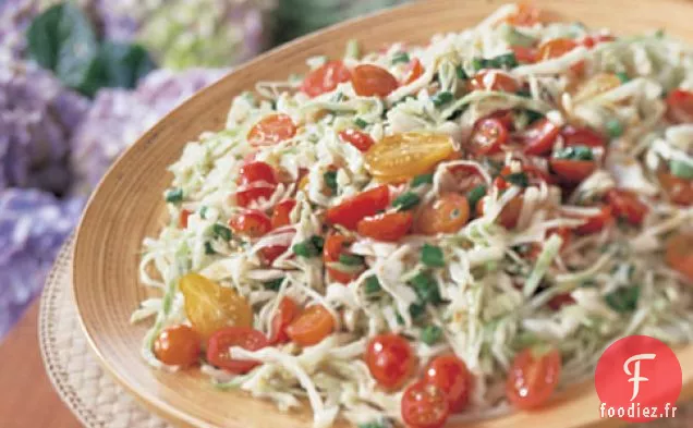 Salade De Chou Et Tomate Avec Vinaigrette Sherry-moutarde