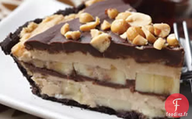 Tarte aux Bananes au Chocolat Et au Beurre d'Arachide Congelée