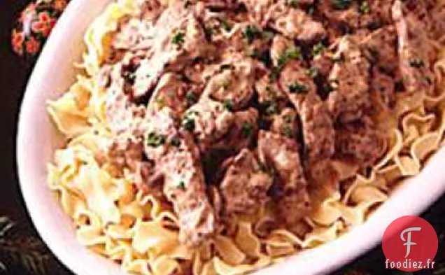 Boeuf Stroganoff de la Rivière Rouge