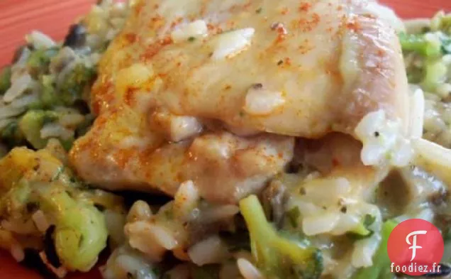 Casserole de Riz et de Légumes au Poulet La plus facile