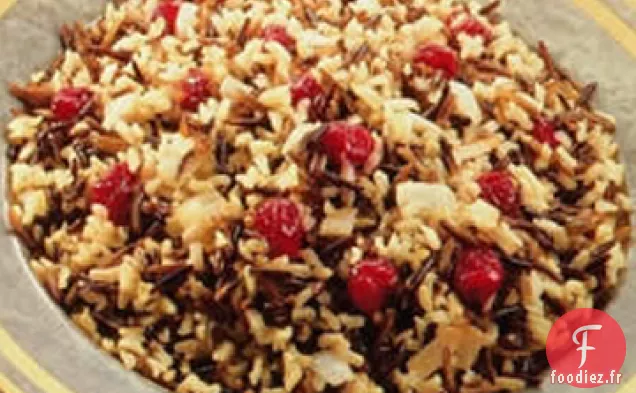 Riz Sauvage aux Canneberges et Oignons Caramélisés