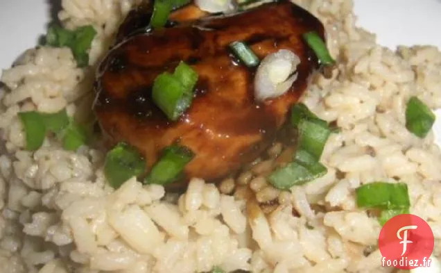 Cuisses De Poulet Hoisin Au Miel Parfumé Au Gingembre Et Au Sésame