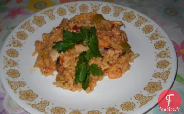 Arroz Con Mariscos Portugais - Fruits de mer et Riz