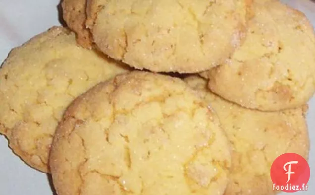 Petits Biscuits Croustillants Au Citron