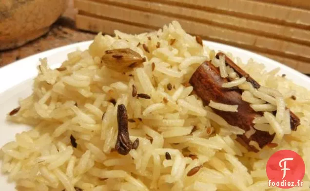 Le délicieux Riz au Cumin (Jeera) de Charishma