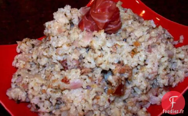 Risotto Mouselin (Plat de Riz et de Prosciutto)