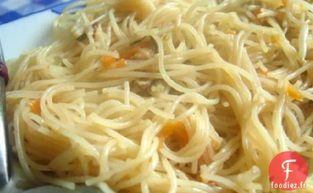 Vermicelles Frits Végétariens (Bee Hoon Frit)