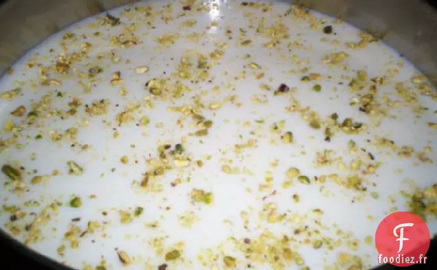 Muhallabia, Pouding à la Crème d'Amande Libanaise