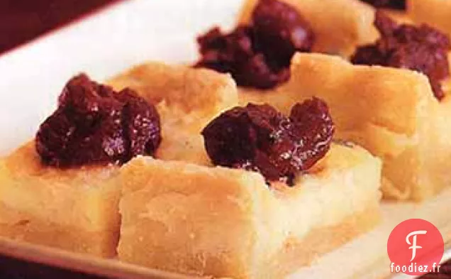 Tarte Stilton au Chutney aux Canneberges