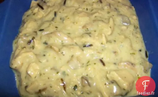 Casserole de Riz Sauvage et de Poulet