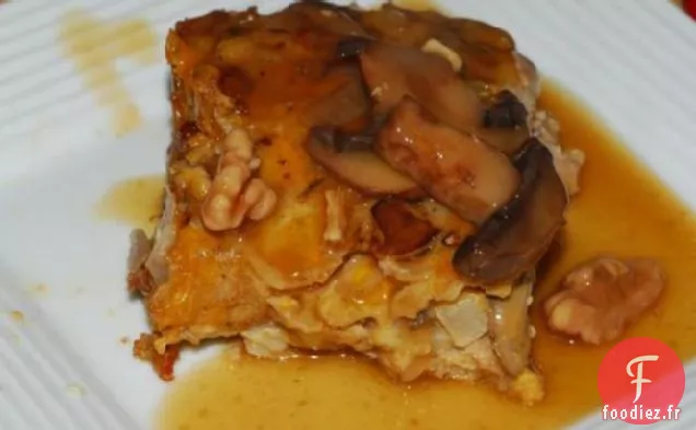 Pain de Noix aux Champignons (Pain de viande végétarien) Copieur sur place