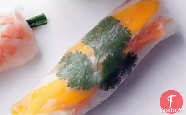 Rouleaux d'Été au Poulet et à la Mangue