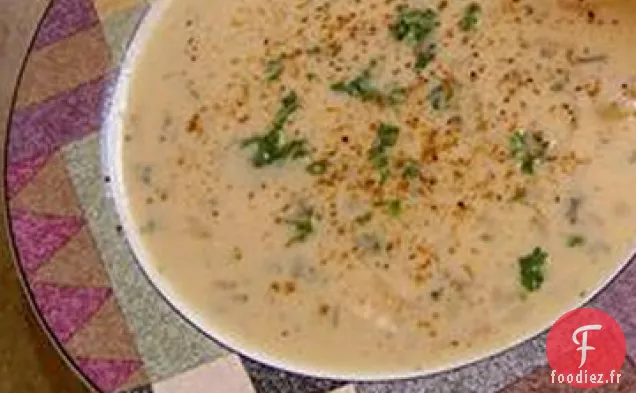 Soupe de Riz à la Crème de Poulet Facile