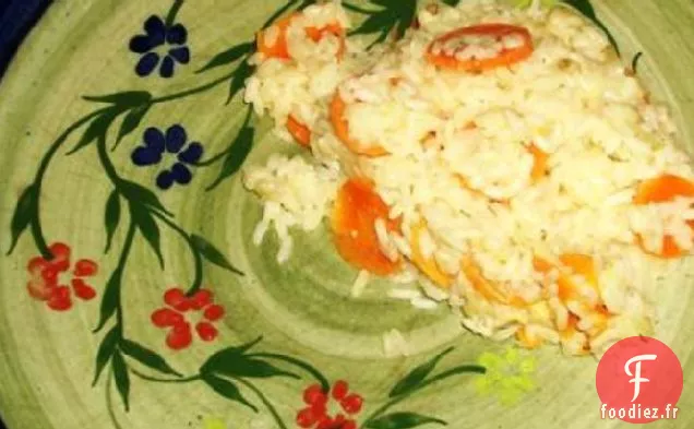 Riz Crémeux et Carottes