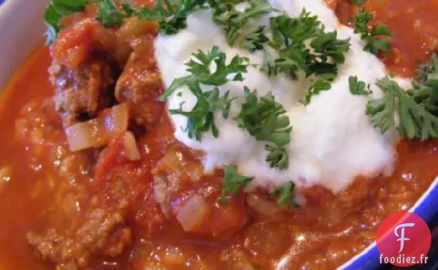 Chilli Con Carne (Régime Miracle de 21 jours: Jour 2)