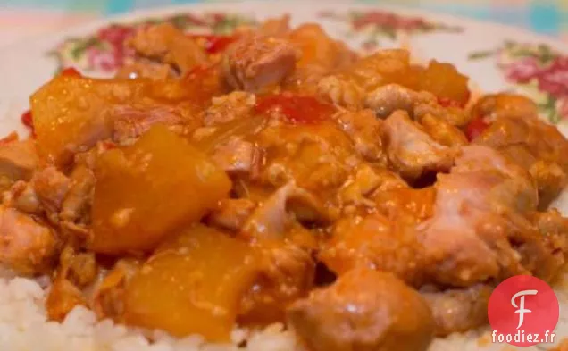 Poulet à la Mijoteuse Aigre-Douce Cara's