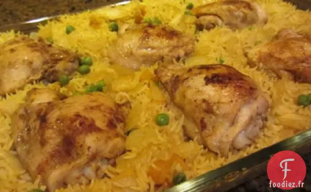 Cuisson au Poulet, au Riz et aux épices