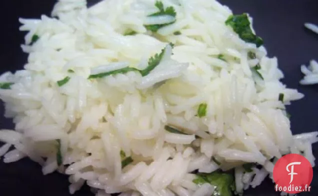 Riz Basmati à la Coriandre et au Citron Vert
