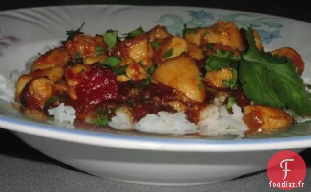 Poulet Sucré et épicé