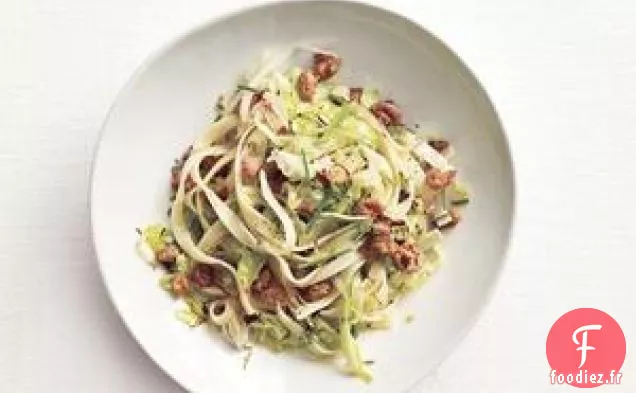 Fettuccine À La Saucisse Et Au Chou