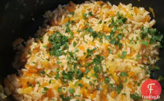 Riz Brun et Pilaf de Carottes