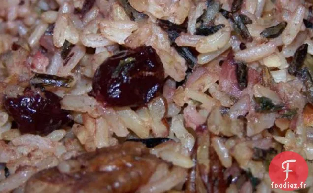 Riz Sauvage aux Canneberges