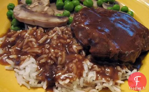 Hamburgers Faciles Avec Riz Et Sauce