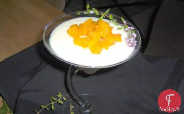 Mangue Thaïlandaise Au Riz Au Lait À La Cardamome