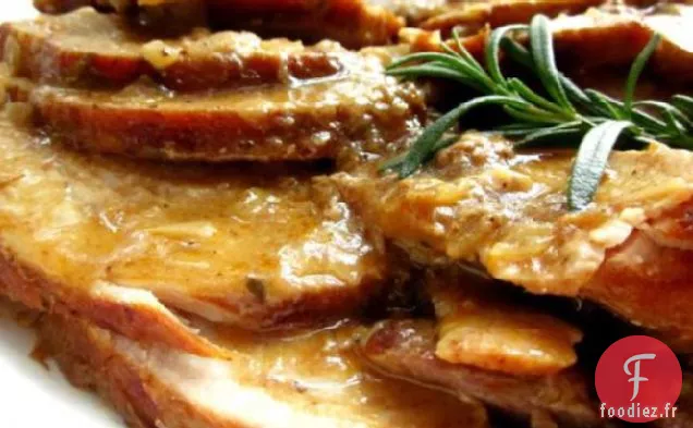 Rôti de Porc Étouffé sur Riz