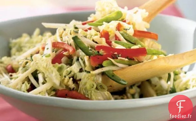 Chou Napa et Salade de Pois Mange-tout
