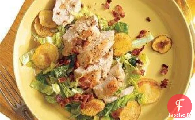 Poulet Aux Pommes De Terre, Bacon Et Chou