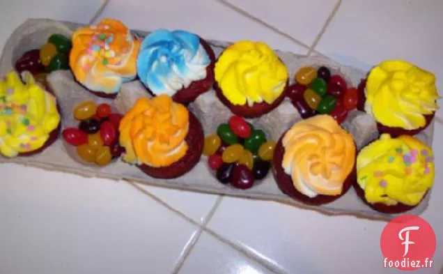 Cupcakes En Velours Rouge