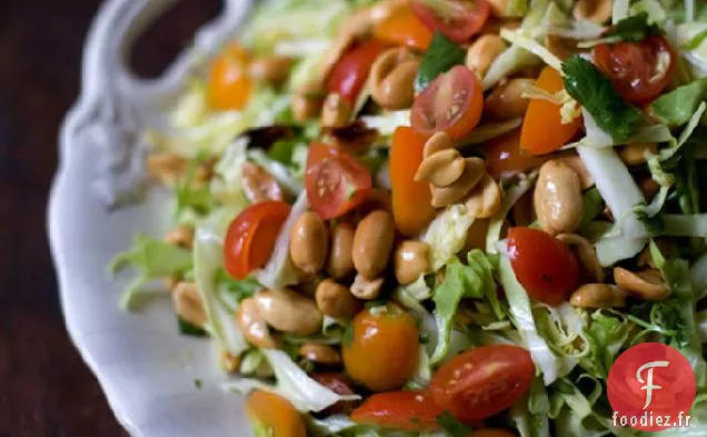 Recette de Salade de chou au Citron Vert et aux Arachides
