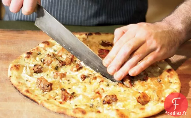 Pizzas au Chou de Savoie et au Sunchoke