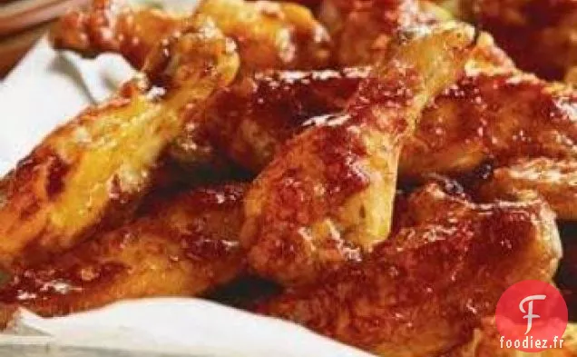 Ailes de Poulet Sucrées et Épicées à 4 Ingrédients