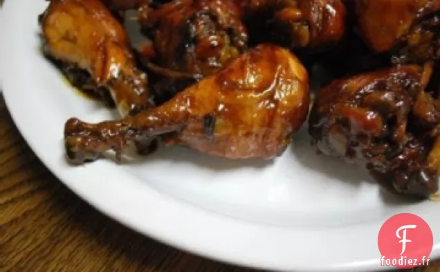 Ailes de Poulet au Citron Vert, à l'Abricot et à la Sauce Soja