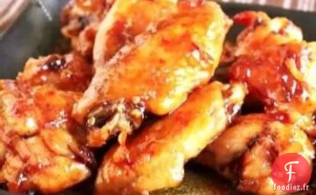 Ailes De Poulet Glacées à l'Orange
