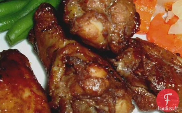 Ailes de Poulet en Acajou