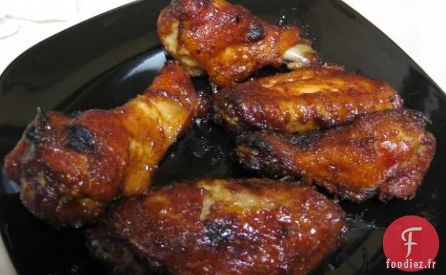 Ailes de Poulet Au Miel Et à l'Ail