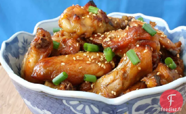 Ailes de Poulet à la Sauce au Miel - Mijoteuse