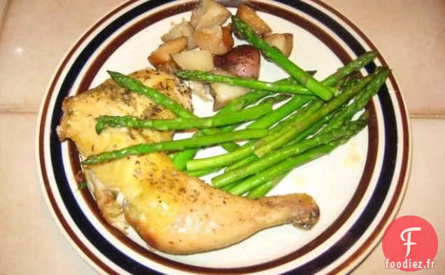 Rondelles de Pita aux Asperges Et Au Parmesan
