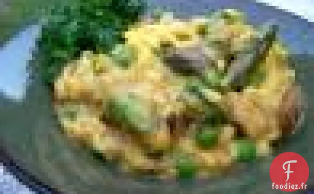 Pâte Ouverte aux Asperges et au Brie