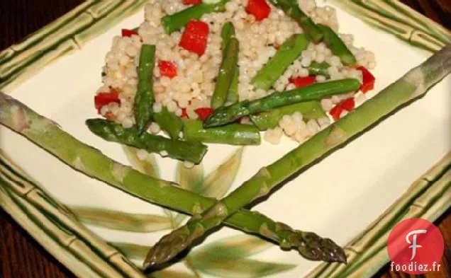 Couscous Israélien Aux Asperges