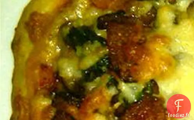 Pizza au Pain Plat Rustique