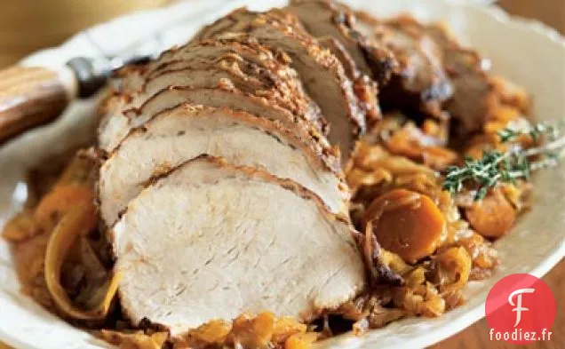 Longe de Porc Braisée au Chou