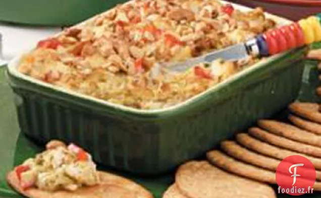 Tartinade Chaude aux Asperges et au Crabe