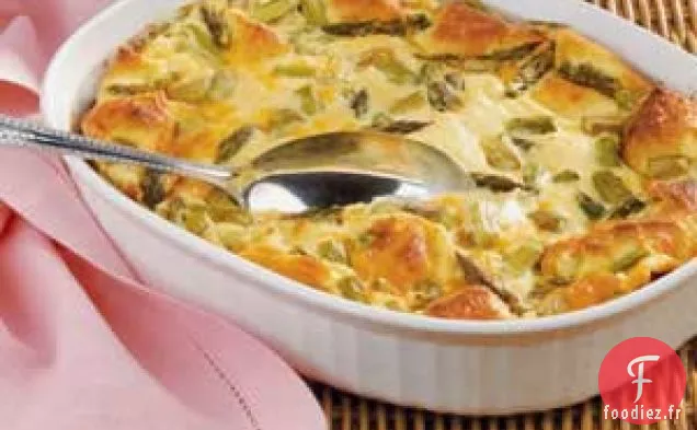 Sannie aux Suisses Grillés, Jambon et Asperges Plus Légers