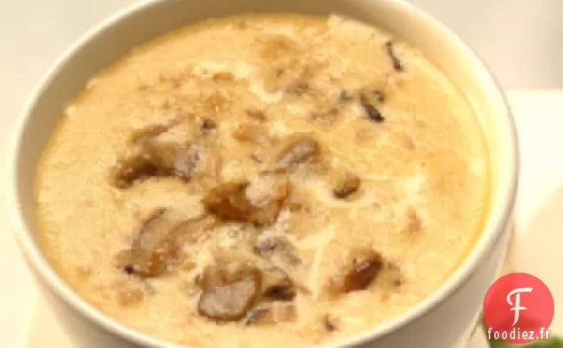 Fondue de Brie et Champignons Sauvages