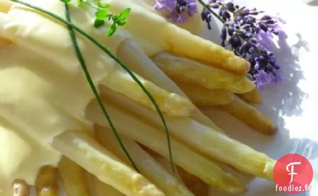 Spargel - Asperges Blanches À La Sauce Hollandaise Facile