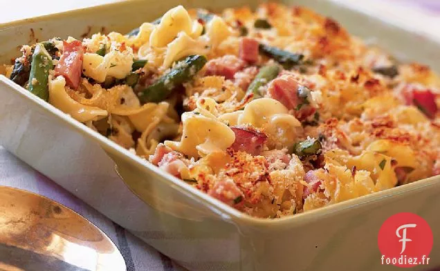Casserole d'Asperges et de Jambon